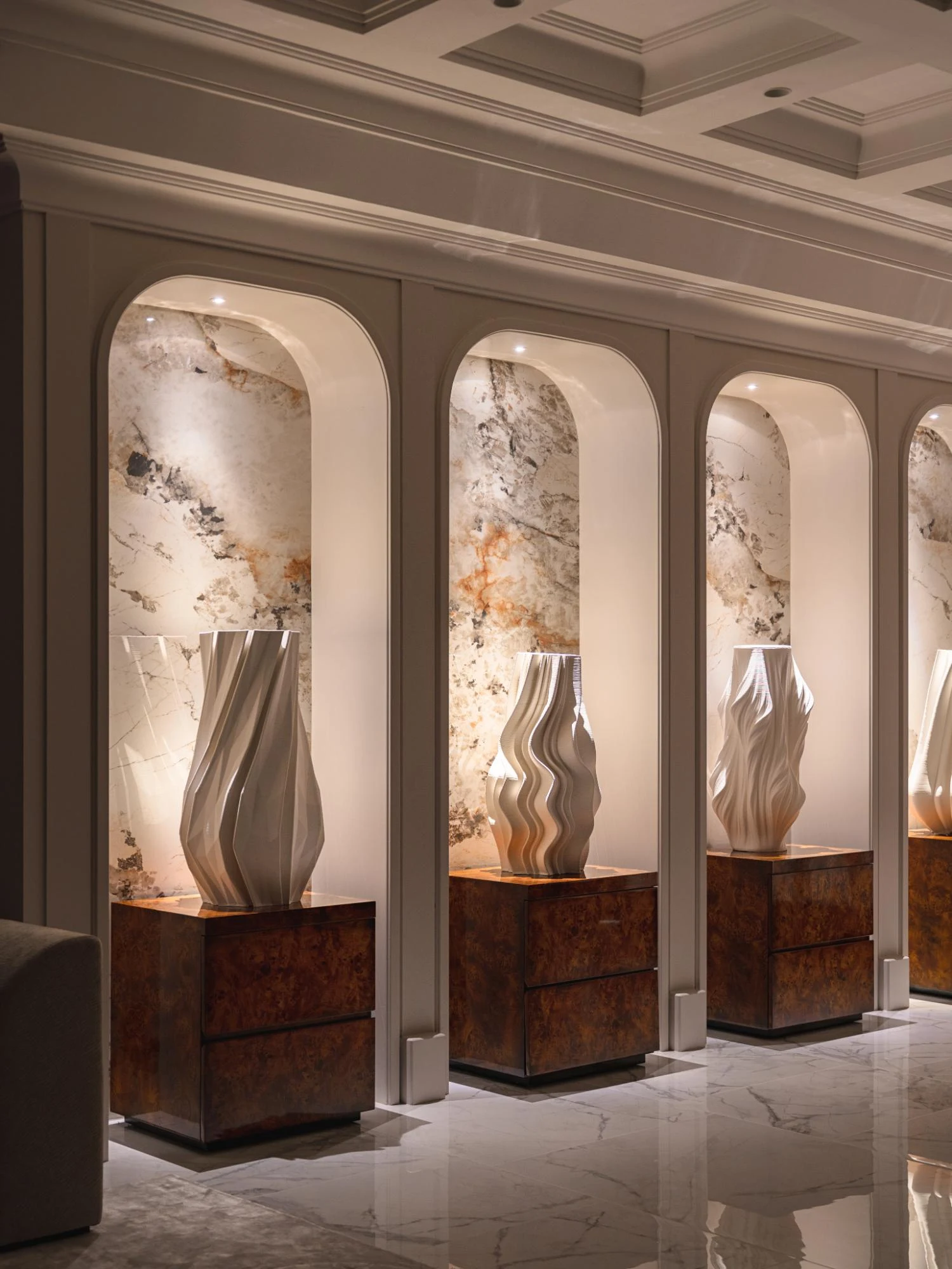 Gallery-like display for the homeowner's collectibles
