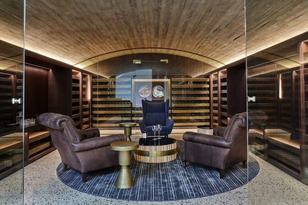 ARRCC Hillside View &mdash; luxury wine cellar lounge