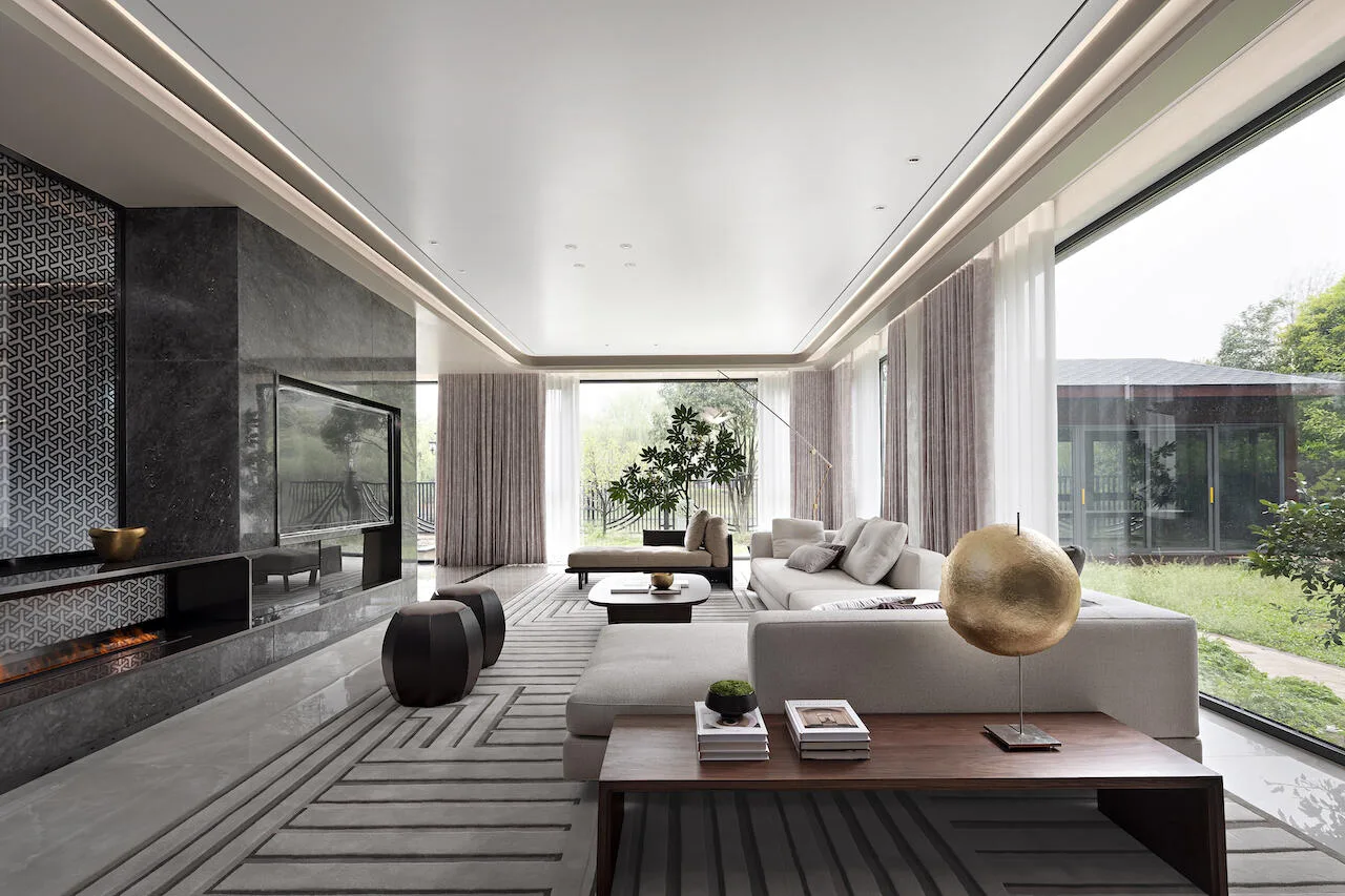 Chains Interior &mdash; floor detail and lounge