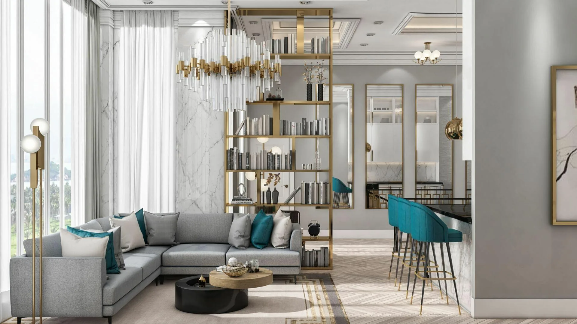 The Haute Interiors &mdash; vertical lines and feature walls