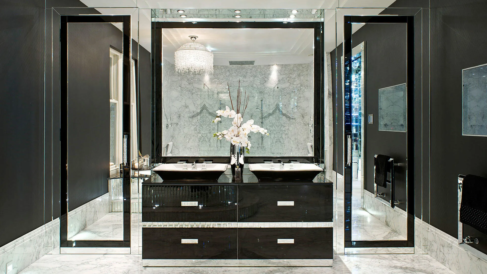 Hill House Interiors &mdash; his and hers vanity bathroom