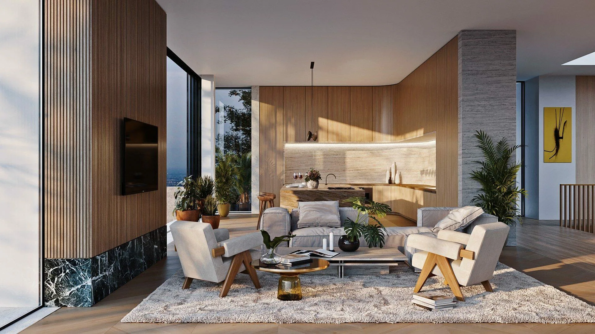 Plus Design Studio &mdash; Nordic-inspired kitchen and lounge