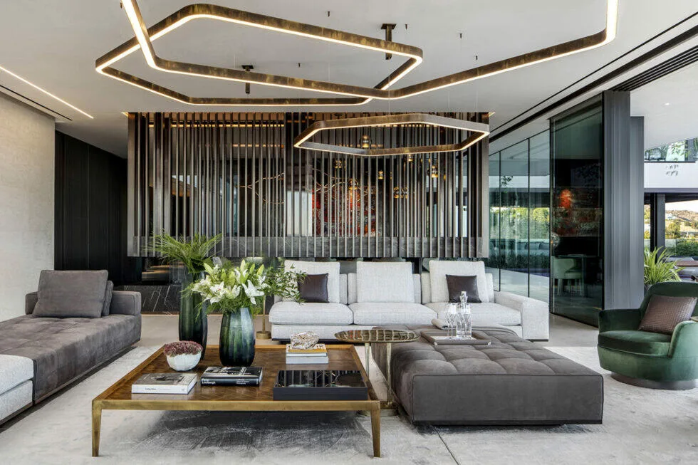 Modern Contemporary Living by Adam Letch &mdash; low-profile Japanese-inspired lounge