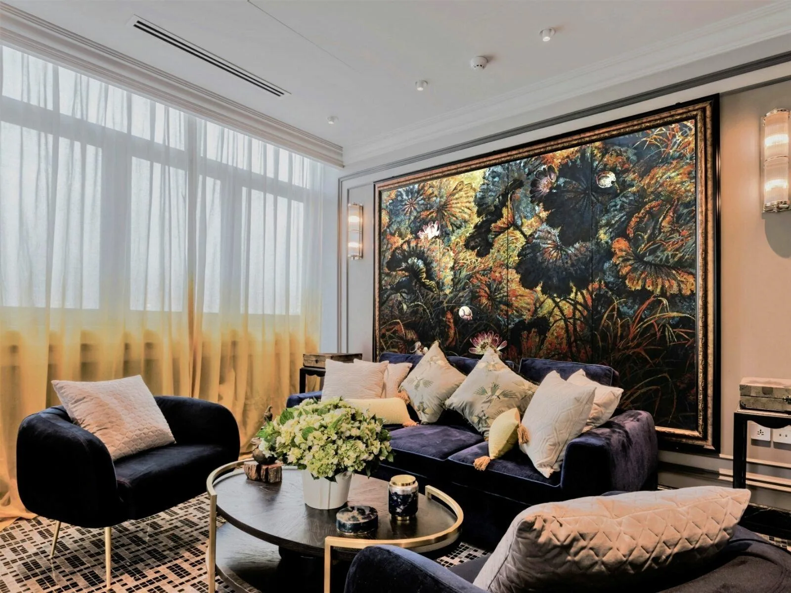 YC Interior Architecture Consultant &mdash; living room with art